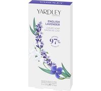 Yardley Londres Inglés Lavanda Jabón de lujo de 3 x 100 g, paquete de 3