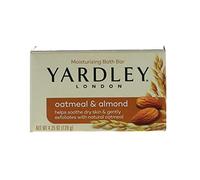 Yardley Oatmeal and Almond Bar Soap, 4.25 Ounce, Set of 3 by Yardley
