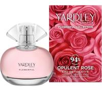 Yardley Of London Opulent Rose, 50 ml | Floral Perfume with Notes of Amber and Musk, Sophisticated Rose Fragrance, Long-Lasting Scent, Vegan, Cruelty Free