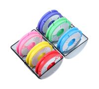 Yardwe 1 Caja Caja Organizadora de Línea de Pesca con Bobinas Redondas de Multifuncional y Resistente para Pesca Agua Dulce y Accesorio para Proteger Sedal y Anzuelos Color