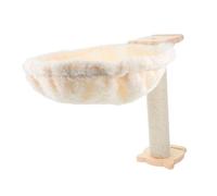 Yardwe 1 Juego Cama Colgante para Gatos Forma Hamaca para Gatos con Material de Lint Plataforma Rascadora y Cama para Gatitos Accesorio de Árbol para