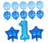 Yardwe 1 Juego Conjunto de globos de fiesta de cumpleaños decoración shower Decoración fiesta bebé Feliz cumpleaños globo decoración de fiesta de cumpleaños Globos Decorativos Blue