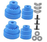 Yardwe 1 Juego De Arandelas Metálicas Para Platillos Accesorios Para Tambores Soportes Para Platillos Fieltros Almohadillas De Práctica Almohadillas De Espuma Para Tambor