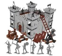 Yardwe 1 Juego De Modelos De Coches De Asedio Castillos del Ejército Juguetes para Caballeros Vehículos De Juguete Juegos Minifiguras De Acción para Soldados Figuras De Acción
