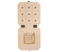 Yardwe 1 Juego de Tablero sensorial de Madera para niños pequeños Montessori, Juguete para desarrollar Habilidades motoras Finas, Suministros educativos para aulas preescolares, Equilibrio,