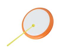 Yardwe 1 Juego De Tambor De Mano Kit De Batería Didáctica Instrumentos Musicales Instrumento Musical Tambor De Percusión De Mano es De Plástico Naranja