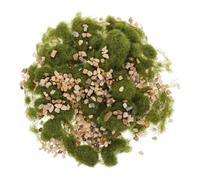 Yardwe 1 Juego Hierba estática Hierba Falsa césped al Aire Planta Patio Interior césped Artificial césped Artifical Decoración de césped de Bricolaje Hierba terrario guijarros Green