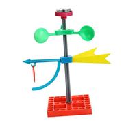Yardwe 1 Juego Juguetes de dirección de Viento Juguetes educativos ensamblar Juguetes para proyectos de Tallo de Bricolaje DIY Modelo de Veleta de Viento de Juguete el plastico