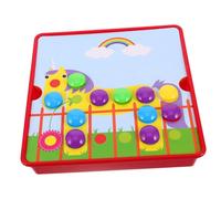 Yardwe 1 Juego Rompecabezas De Uñas De Hongos Juguete De Setas Juguete De Dibujo Actividades De Motricidad Fina Rompecabezas De Clavijas De Setas Pareo El Plastico