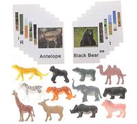 Yardwe 1 Juego Tarjeta Modelo Animal Juguetes De Aprendizaje Juguetes De Animales para Pequeños Juego De Correspondencias para Animales Educativos Tarjetas De Animales Papel