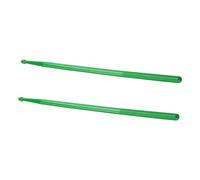 Yardwe 1 Par baquetas de rendimiento Principiante Instrumentos musicales palos de ritmo batería trampa cajas de percusion caja percusion baqueta clasica baquetas de percusión nylon Green