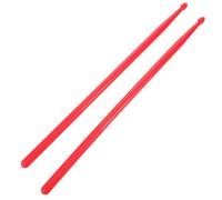 Yardwe 1 Par Palo De Nailon Musical Instrumentos Baquetas a Granel Accesorios De Tambor Palos Baquetas Baquetas Profesionales Palo De Nylon Para Tambor Rojo