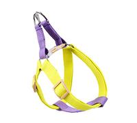 Yardwe 1 Pieza arnés de Color para Perros Mascotas Cintura pequeño Chaleco peitoral para cão Dog Harness Arnés para Perros de Mascota Arnés al Aire Cinta de poliéster Púrpura