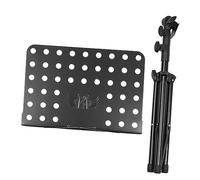 Yardwe 1 Pieza Atril Plegable Para Partituras Música Pararse Portátil Soporte De Atril Suministro De Rendimiento Atril De Violín Atril De Guitarra Atril Portatil Black Abdominales