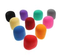 Yardwe 10 Fundas De Micrófono A Prueba De Viento Esponjas Para Micrófonos De Juegos Para Cantar Grabar Podcasts Fundas Para Micrófonos Fundas Para Parabrisas Fundas Para Tubos De