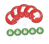 Yardwe 10 Paletas De Plástico para Estudiantes, Herramientas De Participación En El Aula, Señales De Votación De Respuesta Rápida para Profesores, para Actividades Escolares De Enseñanza