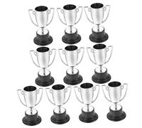 Yardwe 10 Piezas Copa Mini de Plástico para Premios Aleatorios para Escolares Fiesta Decoración y Recuerdos