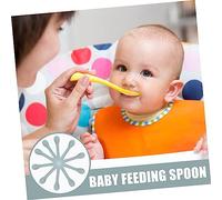 Yardwe 10 Piezas Cucharas de para Niña de Entrenamiento Suave y Seguro para Alimentación Infantil Diseño Ergonómico Antiahogo Material de Alimenticio para de Dentición
