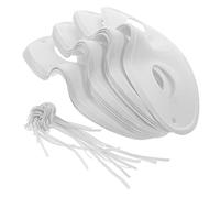 Yardwe 10 Piezas Máscaras Blanco para Diy Ecológico para Decorar para Fiestas de Carnaval Cosplay Especiales