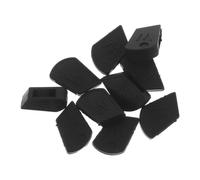 Yardwe 10 Piezas Tapas de Goma para Martillos de Piano Digital Negro, Tamaño 1.50x0.90x0.40 Cm, Mantienen el Tacto y Amortiguan el Sonido para Teclados Eléctricos