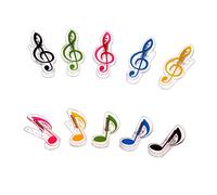 Yardwe 10 Pinzas Para Partituras Pinzas Prácticas Para Notas Musicales Pinzas Para Partituras De Piano Pinzas Para Partituras De Piano Pinzas Para Libros De Música