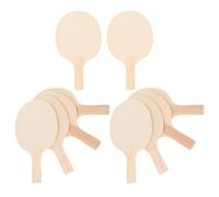 Yardwe 10 Raquetas De Tenis De Mesa Profesionales Y Portátiles Sin Terminar para Armar Tú Mismo Color Beige