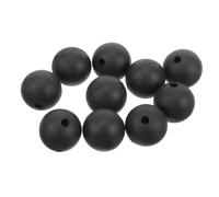 Yardwe 10 Unidades Cabezas De Para Instrumentos De Percusión Cabezal De Goma Negro, Mango De Madera, Adecuado Para Tambor De Lengüeta y Xilófono, Uso Infantil y Principiantes