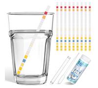 Yardwe 100 Tiras Reactivas para Agua Potable para Medir Calidad de Agua en Oficinas y Tiendas Material Pet Ligero y Preciso