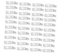 Yardwe 100piezas Broches De Hierro Cierre De Tres Agujeros Alfileres Para Manualidades Decoración y Creación De Joyería Alfileres De Cierre Para Ropa y Joyería