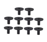 Yardwe 10piezas Funda De Soporte Para Platillos De Batería Accesorios Para Instrumentos De Percusión Fundas Para Platillos De Batería Negras Herramientas Para Carcasas De Ensayo