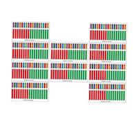 Yardwe 10piezas Pegatinas De Escalas Musicales Para Kalimba De Pegatinas De Notas Para Piano De Pulgar Para Principiantes Aprender Tocar Kalimba