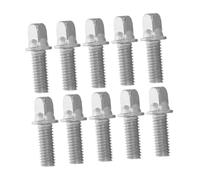 Yardwe 10piezas Tornillos De Metal Para Reparación De Tambores Llave De Tambor De Batería