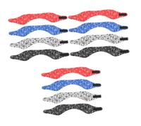 Yardwe 12 Piezas band venda Diadema impermeable travel tripe de viaje bano head impresión correas para los oídos gorro de natación bufanda hombres y mujeres orejeras material de buceo sbr