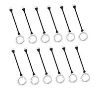 Yardwe 12 Piezas Establecer Luces De Modelo Mini Lámpara De Poste De Luz Farola Modelo Microscopico Luz De La Calle Micro Luz De Calle Mini Farolas Educación Física Negro Color Aleatorio