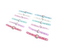 Yardwe 12 Piezas pulsera de unicornio muñequeras para pulsera unicornios decoraciones de muñeca de fiesta preciosas decoraciones de muñeca goma blanda Color Aleatorio