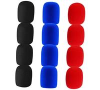 Yardwe 12Piezas Cubierta De Esponja De Micrófono Fundas Coloridas y Protección Para Micrófonos Ktv y Grabación Transpirable Elasticidad