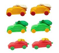 Yardwe 12piezas Juguete De Carro De Globo para Niño Niña Modelo Educativo De Automóvil Creativo para Aprender Ciencia y Física para Desarrollo De Habilidades y Coordinación