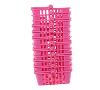 Yardwe 12piezas Mini Cesta Compra De Juguete Asa Cesta Pequeña Para Muñecas Para Rol Casa o Supermercado De Almacenamiento