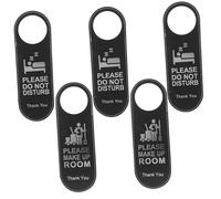 Yardwe 15 Piezas Listado De Puertas De Doble Cara Señal De Suspensión De Puerta Conveniente Práctico Haz El Letrero De La Habitación Señal De Puerta Cuero Puerta Doble No Molestar