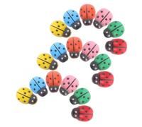 Yardwe 150 Piezas Resin Ladybug Decorations For Garden Microlandscapes Small DIY Craft Statues Lightweight and Detailed Ornaments