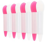 Yardwe 16 Piezas Pincel Aplicador de Silicona para Maquillaje Facial, Herramienta para Sombra de Ojos y Mascarilla Labial, Material Silicona y Eva