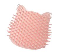 Yardwe 1pieza Cepillo De Masaje Para Gatos De Silicona Herramienta De Cuidado Para Mascotas Cepillo Para Rascar y Rubbing Para Recoger Pelaje Suelto Diseño Esquinero Fácil De Limpiar y
