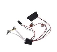 Yardwe 2 Cableado De Control De Pastillas De Bajo Para Guitarra Preamplificador De Bajo Circuito De Preamplificador De Guitarra Arnés De Cableado De Bajo Arnés De Cableado De