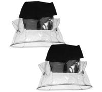 Yardwe 2 Fundas Impermeables de Pvc para Luces Par y Moving Head, Protección contra Lluvia y Rayos UV para Eventos al Aire Libre
