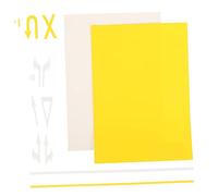Yardwe 2 Hojas Papel De Cinta De Carretera De Bricolaje para DIY Tráfico Pegatinas Letreros De La Calle De Juguete Mini Cinta De Carretera De Juguete De Polivinilo
