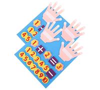 Yardwe 2 Juegos Juguetes Educativos de Matemáticas para Juego y Resta con Números Claros y Tablero Portátil para Aprendizaje de Material Didáctico para Preescolar
