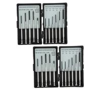 Yardwe 2 Juegos Kit de Destornilladores de Precisión para Reparación de Relojes y Gafas Mini Herramientas de Bricolaje Duraderas con Diseño Ergonómico para Mantenimiento Preciso Hogar y