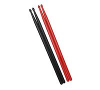 Yardwe 2 Pares Martillo De Tambor De Nailon De Colores Baquetas Accesorios Para Tambores Herramienta De Tambor De Percusión Palos De Instrumentos Musicales Palos De Nailon Black Nylon