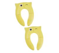 Yardwe 2 Piezas Asiento de Inodoro Infantil de Resistente Funda y Ligera para Fácil de Limpiar y Transportar Diseño Búho para y Uso Diario