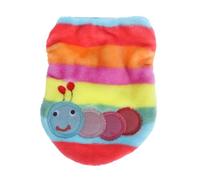 Yardwe 2 Piezas Chaleco de Flanela para Perros Pequeños Ropa de Invierno con Estampado de Cachorro para Chihuahua y Gatos XS Caterpillar